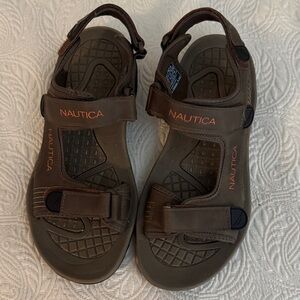 Nautica Olive Adjustable Sandals